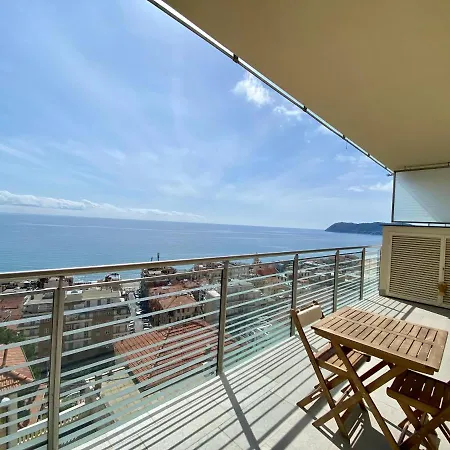 Splendido Trilocale Deluxe Vista Mare, Box E Piscina - Poggio Fiorito Apt * 알라시오